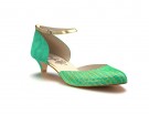 Modello d’orsay in verde smeraldo
