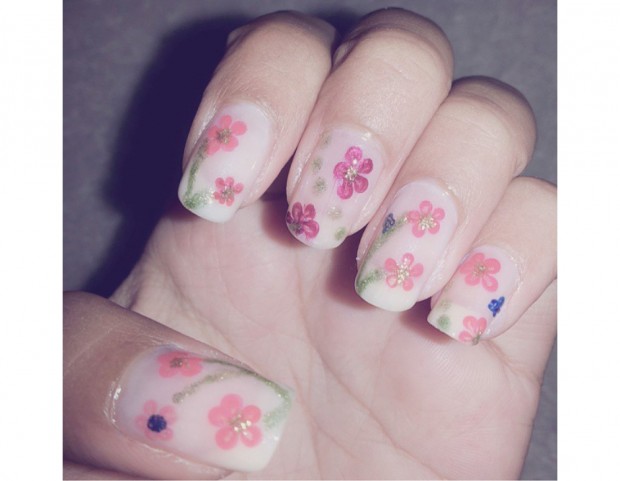 Fiori rosa e magenta