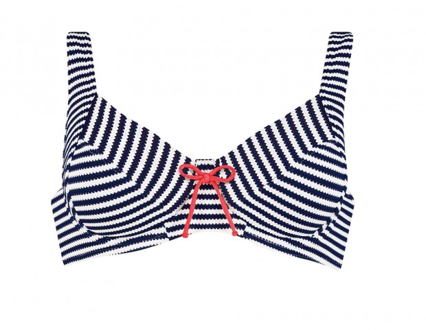 Reggiseno preformato in stile marinière