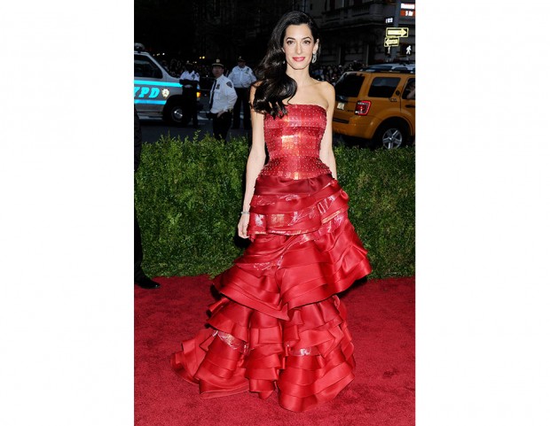 Amal Clooney in Maison Margiela Couture