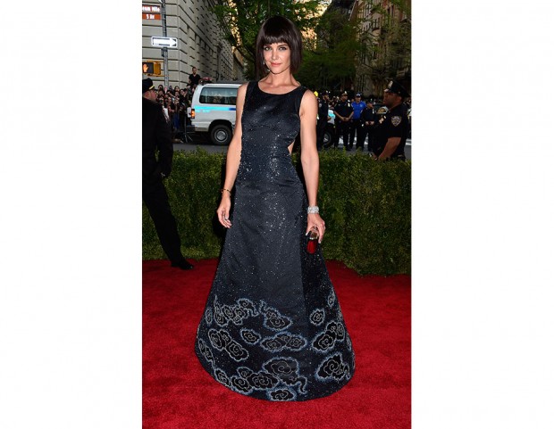 Katie Holmes in Zac Posen