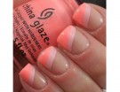 Doppia french manicure corallo