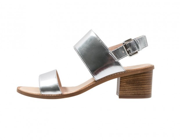 Con tacco midi, metallizzate