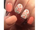 Fiori corallo per la nail art