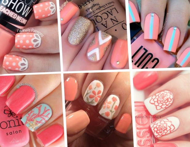 Unghie: le manicure corallo da Pinterest e Instagram