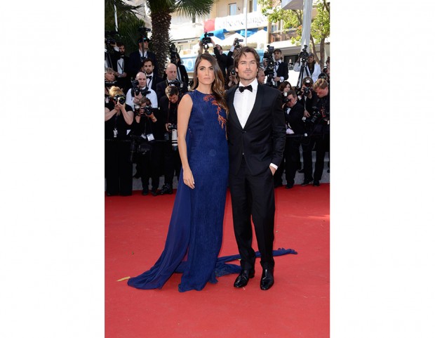 Nikki Reed in Azzaro con Ian Somerhalder-
