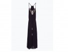 Lungo, total black in stile etnico