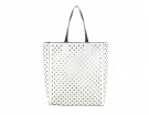 In pelle traforata total white