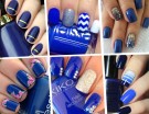 Unghie: le nail art blu più belle da Pinterest