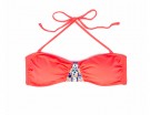 Top fluo con decorazioni