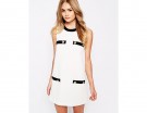 Mini dress bicolor