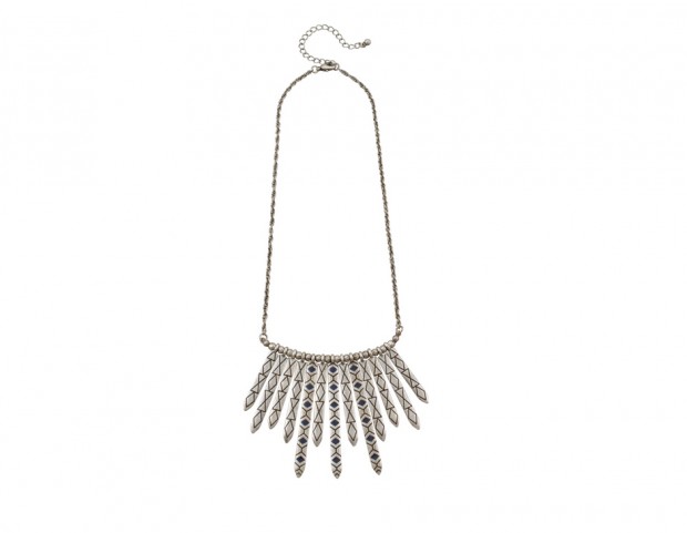 Collana argento con punte