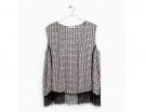 Blusa con frangette
