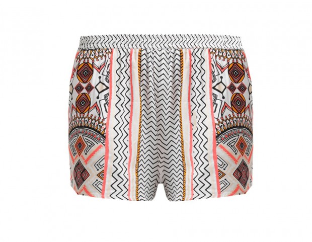 Shorts in seta