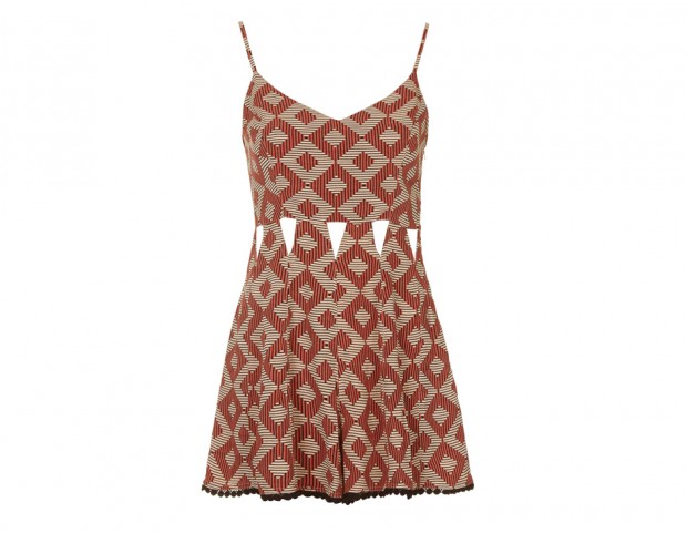 Minidress cut-out