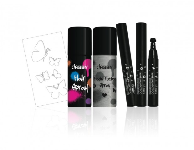 Timbrini e spray tattoo per corpo e capelli