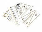 Oro e argento per i tatuaggi temporanei