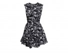 Vestito svasato black&white