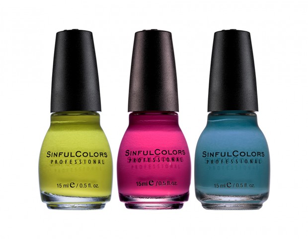 Verde lime, fuchsia neon e azzurro oceano Verde lime, fuchsia neon e azzurro oceano