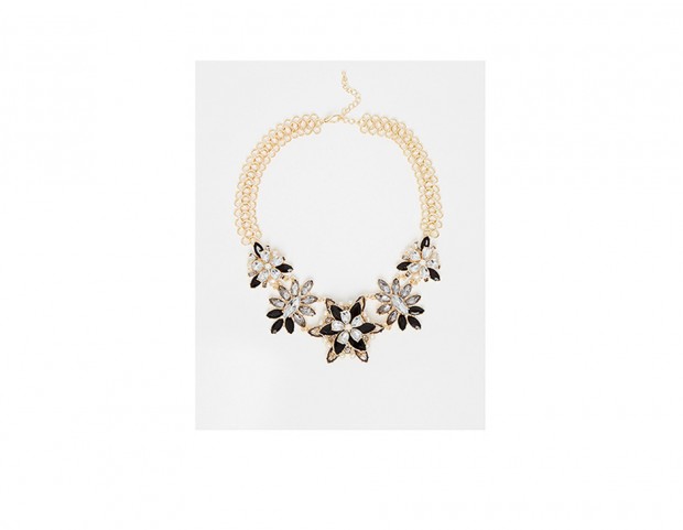 Collana con strass