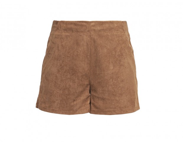 Shorts in suede