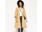 Cappotto oversize con maniche a tre quarti