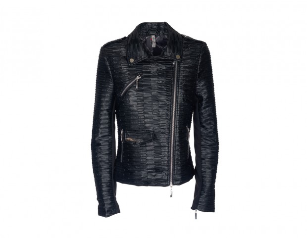 Giacca biker in pelle