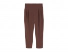 Pantalone peg-leg color marsala