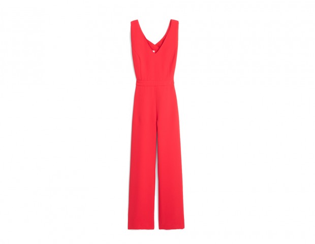 Jumpsuit con incrocio sulla schiena