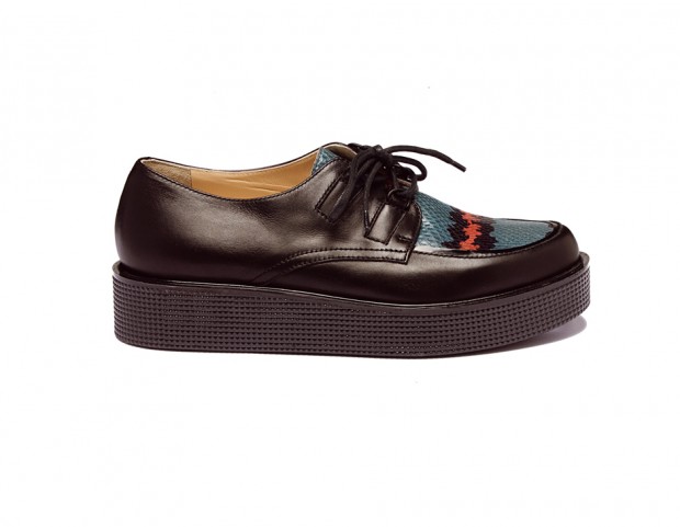 Mocassini flatform con dettaglio stampato