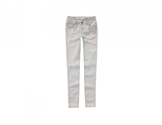 Pantaloni in denim effetto lavato