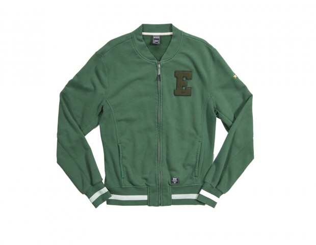 Felpa “varsity” con zip
