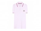 Maxi polo color pastello con stemma