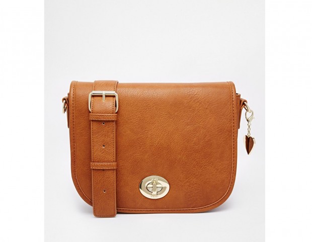 Mini bag color cuoio