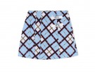 Mini gonna a fantasia tartan e fibbie