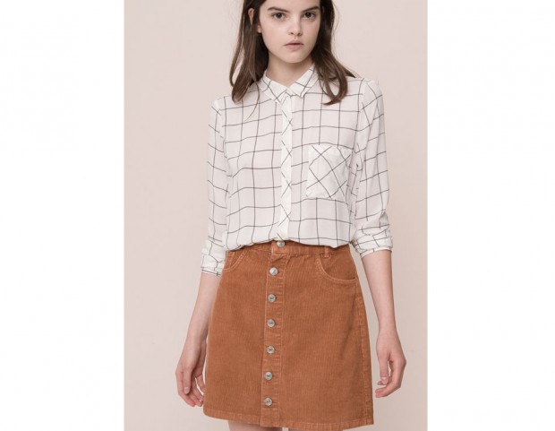Camicia a maxi check
