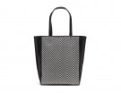 Shopper con trama “zig-zag” black&white