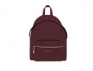 Zaino in pelle color marsala