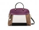 In pelle multicolor con manici