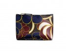 Pochette in pelle con stampa floreale