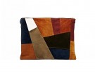 Mini, in suede patchwork