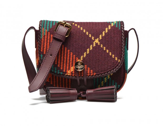 In tessuto a motivo tartan