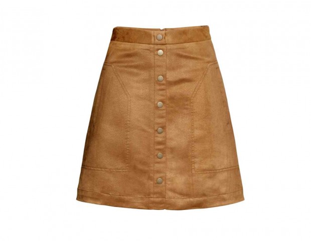 In suede color cuoio