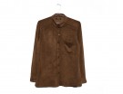 Camicia in suede