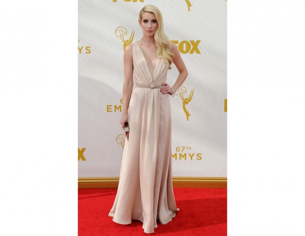 Emma Roberts in Jenny Packham