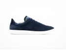 In suede blu navy