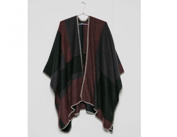 Poncho in lana