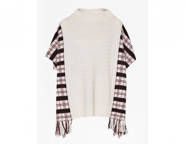 Maglia oversize con frangette