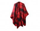 Maxi poncho bicolor