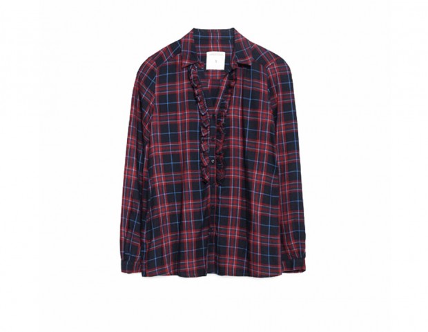 Camicia con ruches